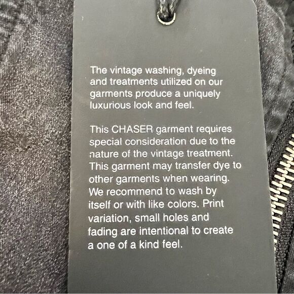 NWT Chaser Long Sleeve Zip-Up Soft Romper Size Small Streetwear Urban Cowgirl - Picture 3 of 11